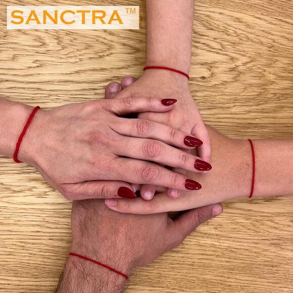 Authentic Kabbalah Red String Wool Bracelet from Holy Land, Handcrafted & Blesse - Picture 5 of 7